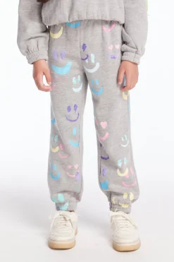CHASER KIDS Bottoms | All Things Smiley Face-SMILEY DAZE SWEATPANTS