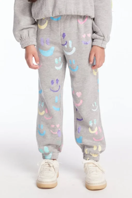 CHASER KIDS Bottoms | All Things Smiley Face-SMILEY DAZE SWEATPANTS