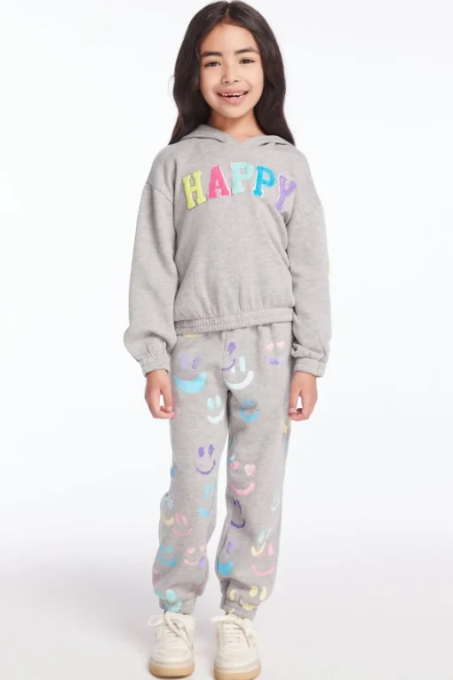 CHASER KIDS Bottoms | All Things Smiley Face-SMILEY DAZE SWEATPANTS