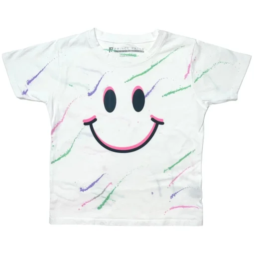 PRINCE PETER Tops | All Things Smiley Face-SMILEY FACE PAINT SPLATTER TSHIRT