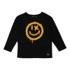 BOY ROCK YOUR BABY Tops | All Things Smiley Face-SMILEY LONG SLEEVE TSHIRT