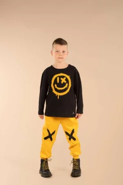 BOY ROCK YOUR BABY Tops | All Things Smiley Face-SMILEY LONG SLEEVE TSHIRT