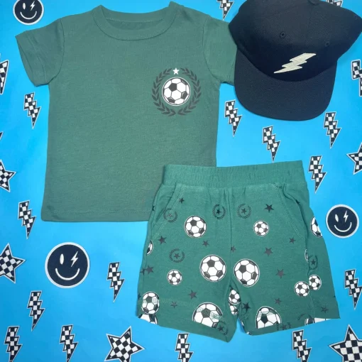 BOY CHASER KIDS Bottoms | Camp Outfits-SOCCER SHORTS
