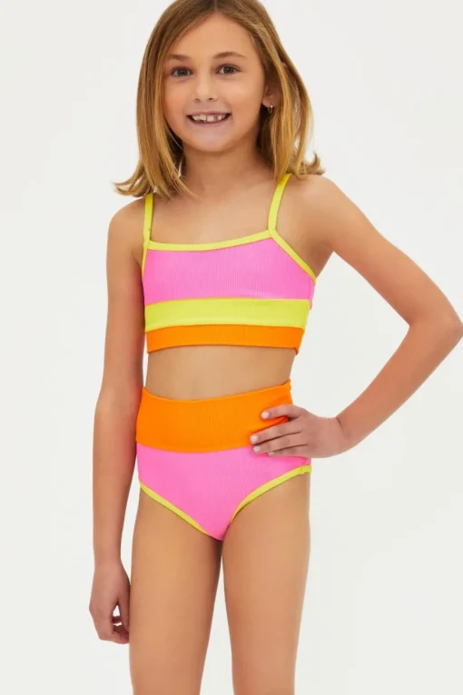 BEACH RIOT KIDS Sets | Swim-SOLEIL LITTLE EVA AND EMMY TWO PIECE BIKINI