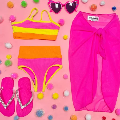 BEACH RIOT KIDS Sets | Swim-SOLEIL LITTLE EVA AND EMMY TWO PIECE BIKINI