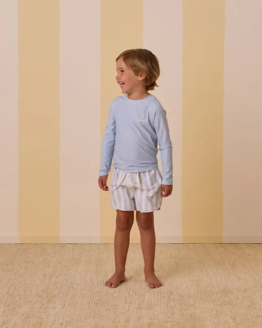BOY RYLEE + CRU Swim | Swim-SOLID LONG SLEEVE RASH GUARD