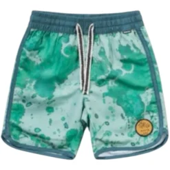 BOY MUNSTER KIDS Swim-SPLATTER WARBLE SWIM TRUNKS