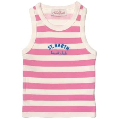 MC2 SAINT BARTH KIDS Tops | Matching Sibling Outfits-ST BARTH BEACH CLUB STRIPE TANK TOP