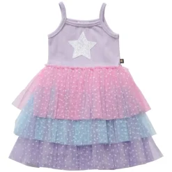 PETITE HAILEY Dresses | Dresses-STAR LAYERED TUTU DRESS