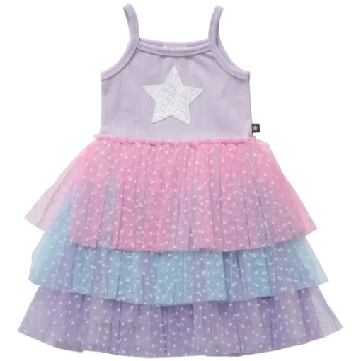 PETITE HAILEY Dresses | Dresses-STAR LAYERED TUTU DRESS