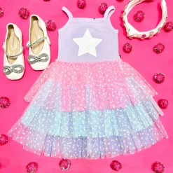 PETITE HAILEY Dresses | Dresses-STAR LAYERED TUTU DRESS