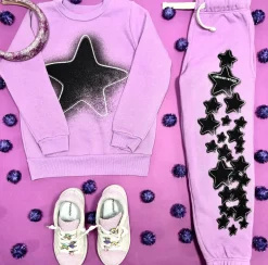 CALIFORNIAN VINTAGE Bottoms | Stars-STAR SWEATPANTS