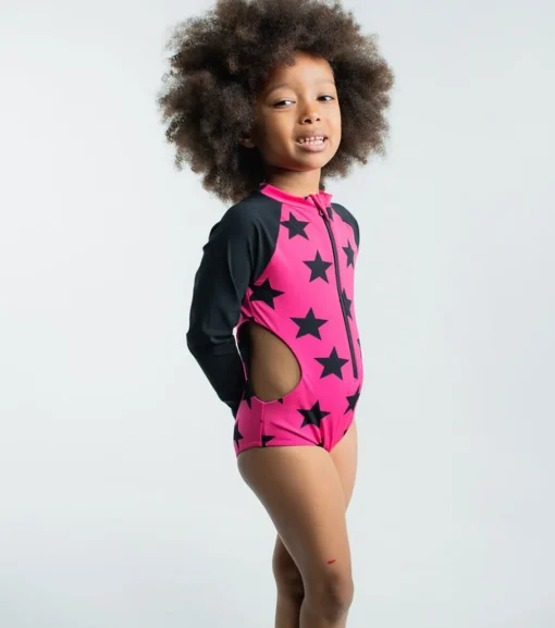 NUNUNU Swim | Stars-STARS CUT OUT ONE PIECE SWIMSUIT