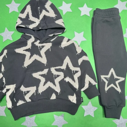 BOY ROCK YOUR BABY Outerwear | Stars-STARS HOODIE