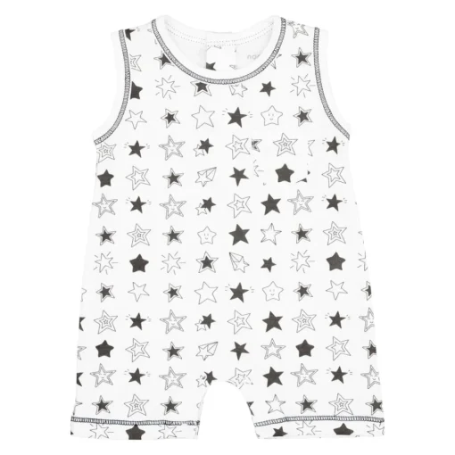 BOY NOOMIE Footies / Pajamas | Stars-STARS ROMPER