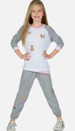 LAUREN MOSHI Bottoms-STICKER BEANS SWEATPANTS
