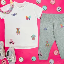 LAUREN MOSHI Bottoms-STICKER BEANS SWEATPANTS