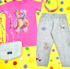 LAUREN MOSHI Bottoms-STICKER BEANS SWEATPANTS