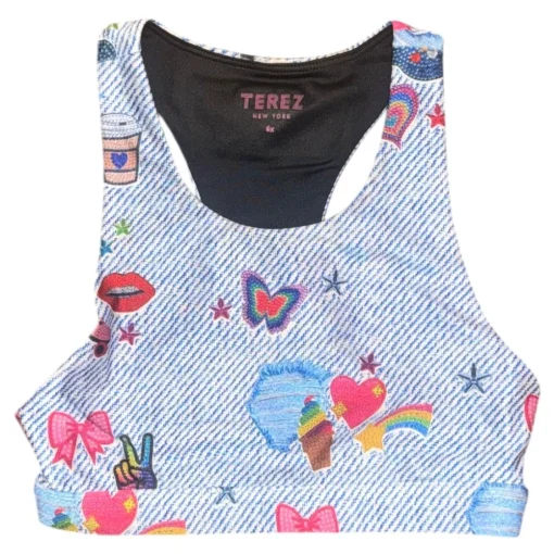 TEREZ Tops | Camp Outfits-STICKERBEANS X SPORTS BRA