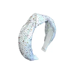 BARI LYNN Clips / Headbands-STONE MESH HEADBAND