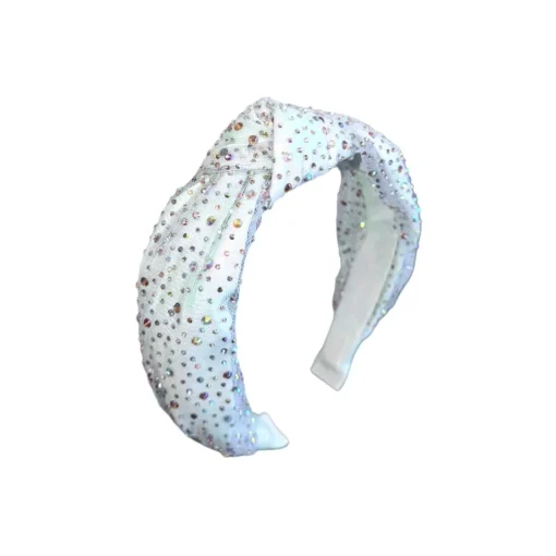BARI LYNN Clips / Headbands-STONE MESH HEADBAND