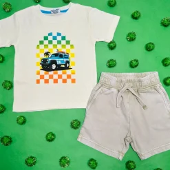 BOY MISH MISH Bottoms | Camp Outfits-STONE SOLID ENZYME SHORTS