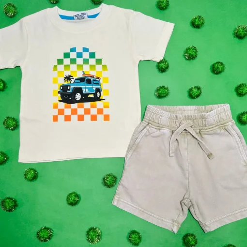 BOY MISH MISH Bottoms | Camp Outfits-STONE SOLID ENZYME SHORTS