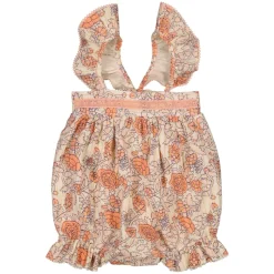LOUIS LOUISE Rompers/onesies | Spring Florals-STRIPE INDIAN FLOWER MERVEILLE ROMPER