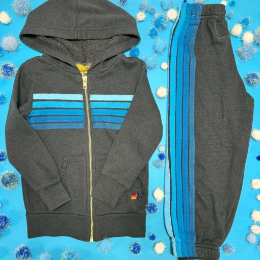 BOY AVIATOR NATION KIDS Bottoms | America 🇺🇸-5 STRIPE SWEATPANTS