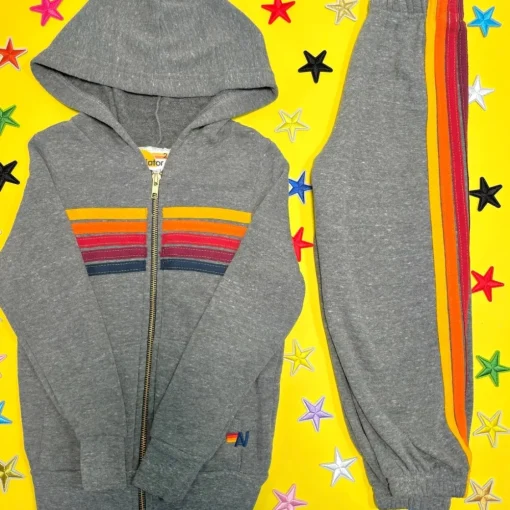 BOY AVIATOR NATION KIDS Bottoms-5 STRIPE SWEATPANTS