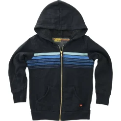 BOY AVIATOR NATION KIDS Outerwear | America 🇺🇸-5 STRIPE ZIP UP HOODIE
