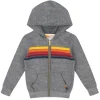 BOY AVIATOR NATION KIDS Outerwear-5 STRIPE ZIP UP HOODIE