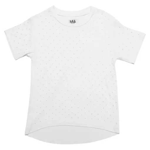 MIA NEW YORK Tops-STUDDED TSHIRT