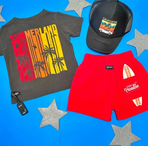 BOY YPORQUE Tops-SUMMER PALMS SOUND TSHIRT
