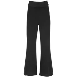 KATIE J NEW YORK Bottoms-SUMMER ROLL OVER FLARE LEGGINGS