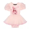ROCK YOUR BABY Dresses-TEDDY BEAR CIRCUS TUTU ONESIE DRESS