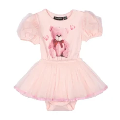 ROCK YOUR BABY Dresses-TEDDY BEAR CIRCUS TUTU ONESIE DRESS