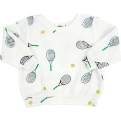 BOY OH BABY! Outerwear | Outerwear-TENNIS BOXY SWEATSHIRT
