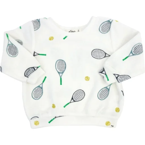 BOY OH BABY! Outerwear | Outerwear-TENNIS BOXY SWEATSHIRT