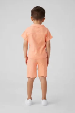 BOY SOL ANGELES KIDS Tops-TERRY CABANA BUTTON DOWN TOP