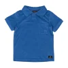 BOY ROCK YOUR BABY Tops-TERRY TOWEL POLO TSHIRT