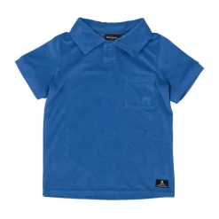 BOY ROCK YOUR BABY Tops-TERRY TOWEL POLO TSHIRT