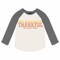 BOY TINY WHALES Tops | Tops-THANKFUL LONG SLEEVE TSHIRT