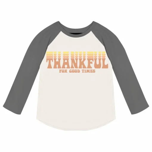 BOY TINY WHALES Tops | Tops-THANKFUL LONG SLEEVE TSHIRT