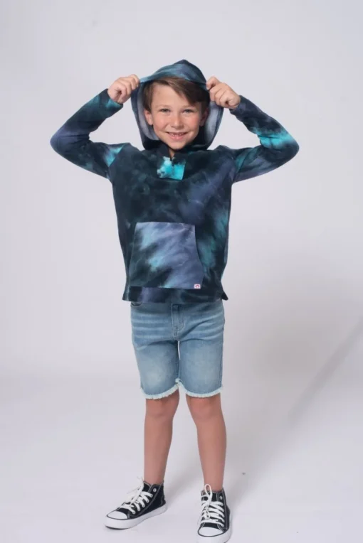 BOY APPAMAN Outerwear | Tie Dye-TIE DYE BAJA TERRY HOODIE