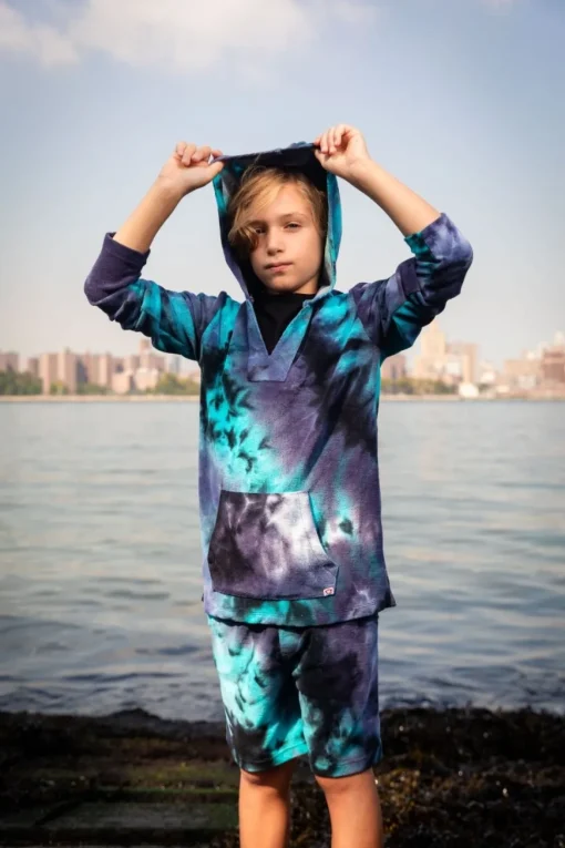 BOY APPAMAN Outerwear | Tie Dye-TIE DYE BAJA TERRY HOODIE