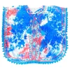 BELA u0026 NUNI Swim | Dresses-TIE DYE EMBROIDERED POM POM COVER UP DRESS