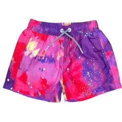 BOY BOARDIES Swim | Swim-TIE DYE SWIRL SWIM TRUNKS