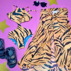 MOLA MOLA Swim-TIGER COVER UP WRAP SKIRT