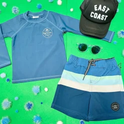 BOY FEATHER 4 ARROW Swim-TROPICAL LONG SLEEVE RASH GUARD
